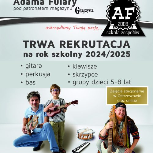 Rekrutacja – szkoła muzyczna Online i w Ostrzeszowie
